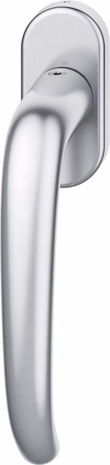FSB maniglia per finestra 341023 rosone ovale maniglia sinistra per finestra acciaio inox opaco