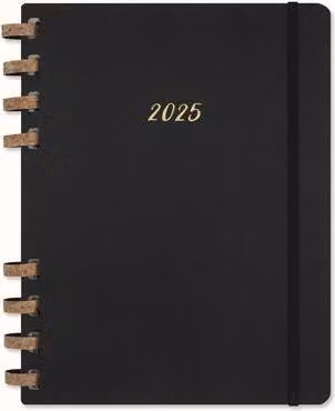 Calendario Moleskine 12 mesi con rilegatura a spirale 2025, XL, settimanale e mensile