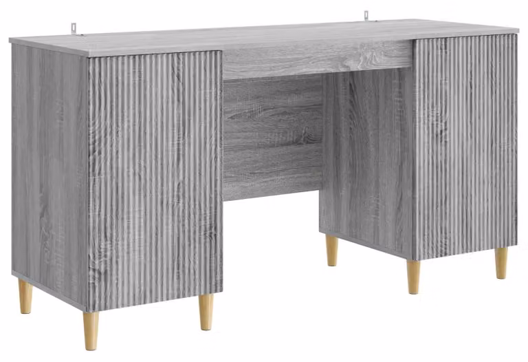 Scrivania Grigio Sonoma 142,5 x 50 x 75 cm Legno ingegnerizzato