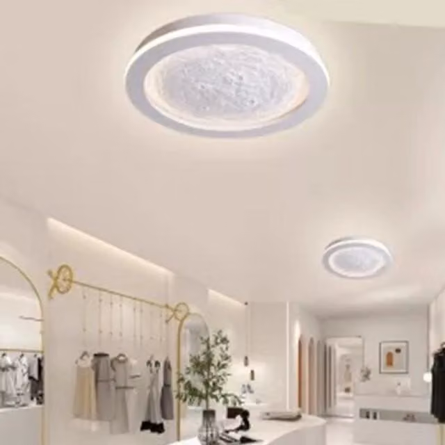 Trade Shop Plafoniera LED da Soffitto Bianca con 3 Colori di Luce Dimmerabile 37 W C56-b3c