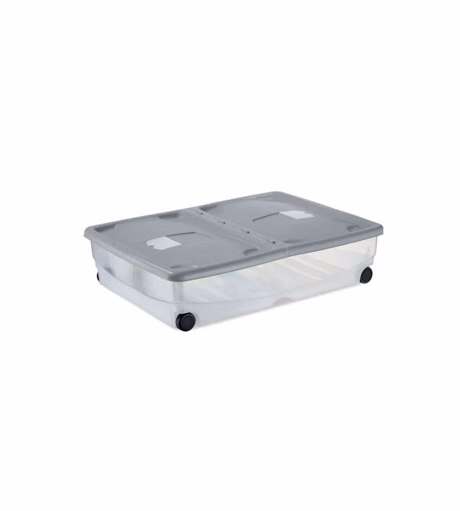 Stefanplast Box Contenitore Supermario - Trasparente/Colorato - 80x60x18 cm