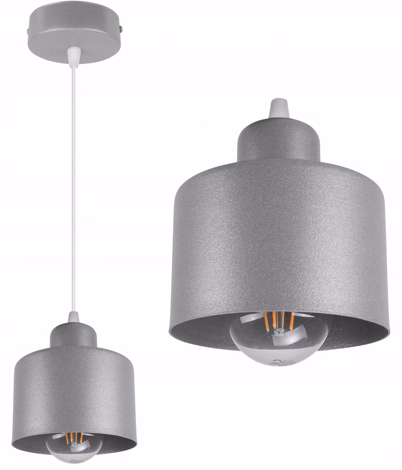 Lampadario A Sospensione In Metallo Con Led
