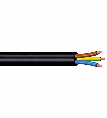 25 m cavo tripolare sezione 3 x 1 mm² Nero
