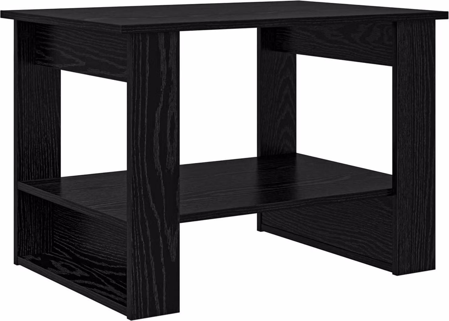 Tavolino da salotto Rovere Nero 72 x 50 x 50 cm