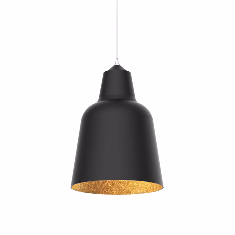Lampada A Sospensione Dong Nera A Foglia