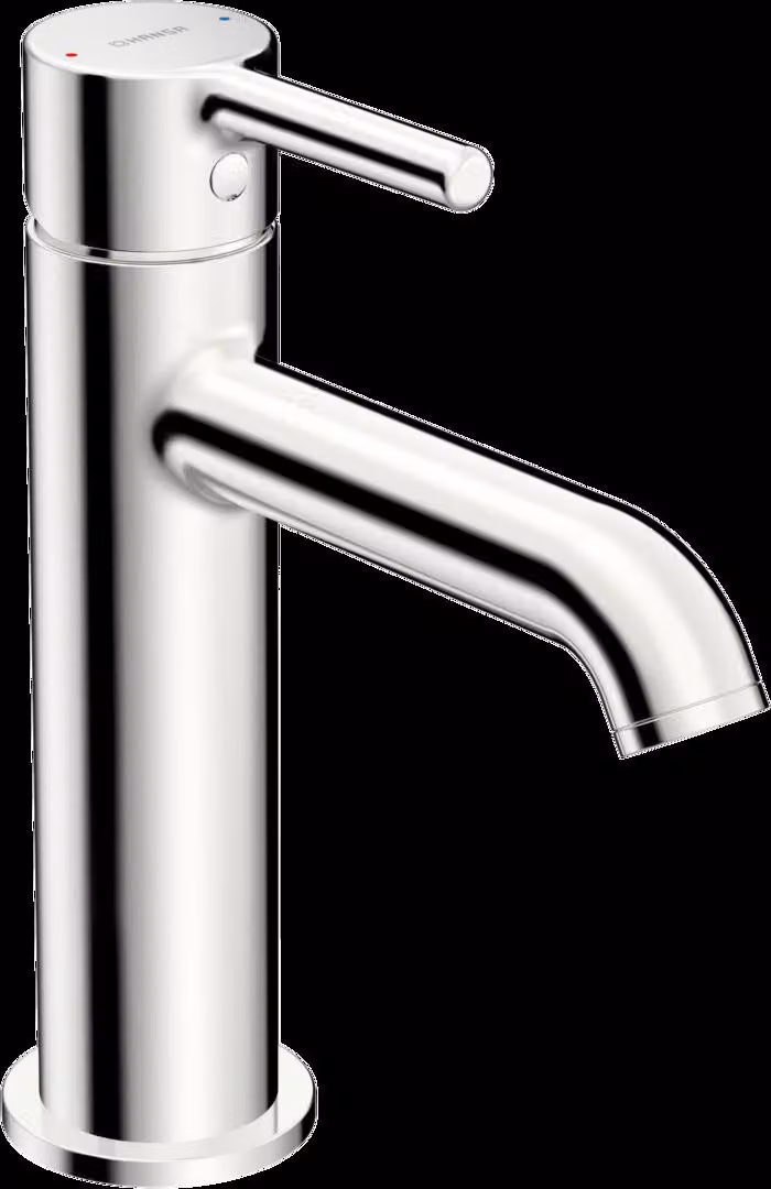 HANSA HANSAVANTIS Style Mitigeur de lavabo ECO, levier à goupille, sans garniture de vidage, saillie 133mm, chromé, 543722070005, 543722070005