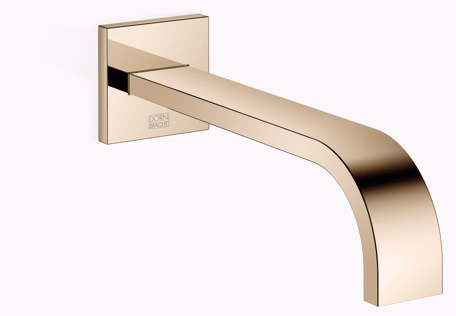 Dornbracht MEM Bec déverseur pour baignoire, montage mural, portée 220mm, 13801782-47, 13801782-47
