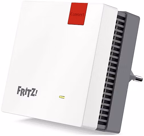 FRITZ! Mesh Wi-Fi 1600 AVM Repeater Dual Band Wi-Fi 6 Bianco e Rosso