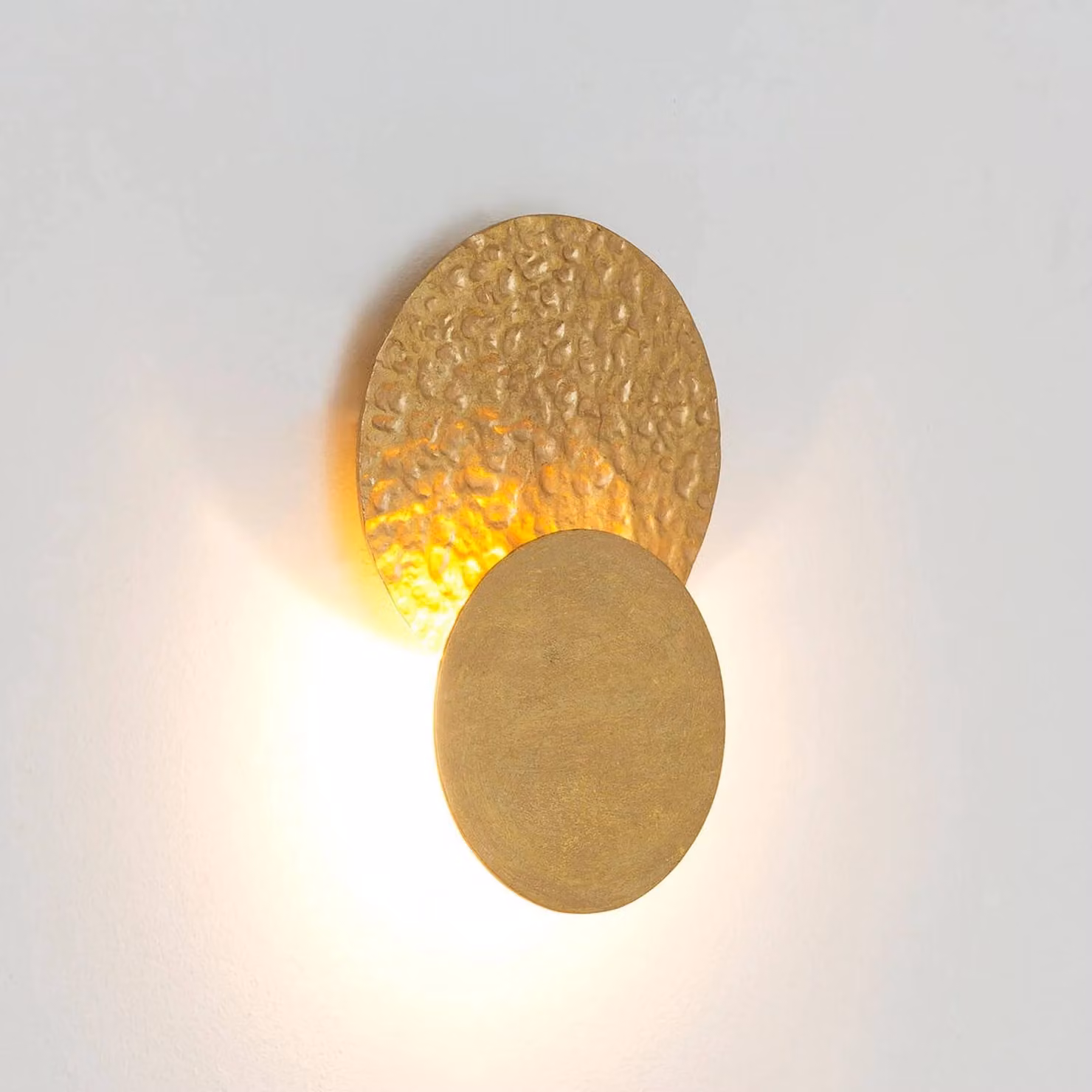 Holländer Applique da parete CORONARE, dimmerabile, Ottone / Oro, Soggiorno / Sala da pranzo, Metallo, Moderno, Applique