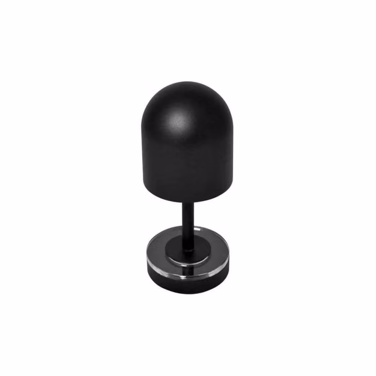 AYTM Lampada a batteria Luceo, nera, metallo, 24 cm, dimmerabile, IP44 dimmerabile, Nero, Soggiorno / Sala da pranzo, Metallo, Moderno
