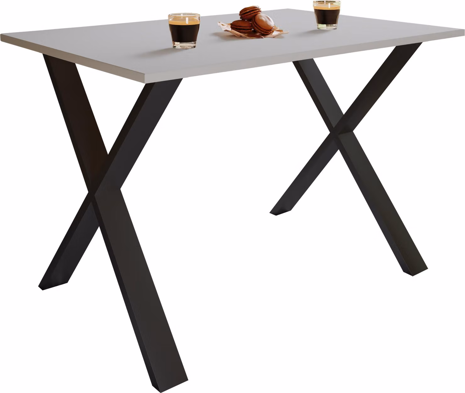 Tavolo da pranzo in legno Premium | H. 76 x W. 140 x T. 80 cm | Tavolo da cucina Tavolo da pranzo Xona X
