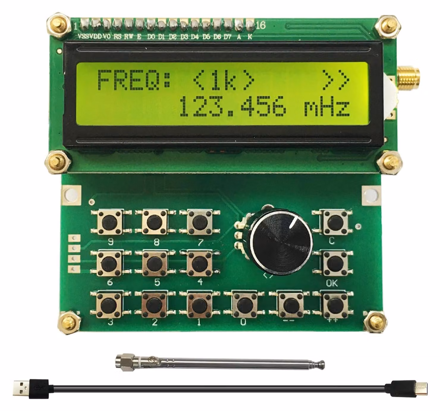 Generatore di segnali RF, scanner di frequenza da 35 MHz a 4400 MHz