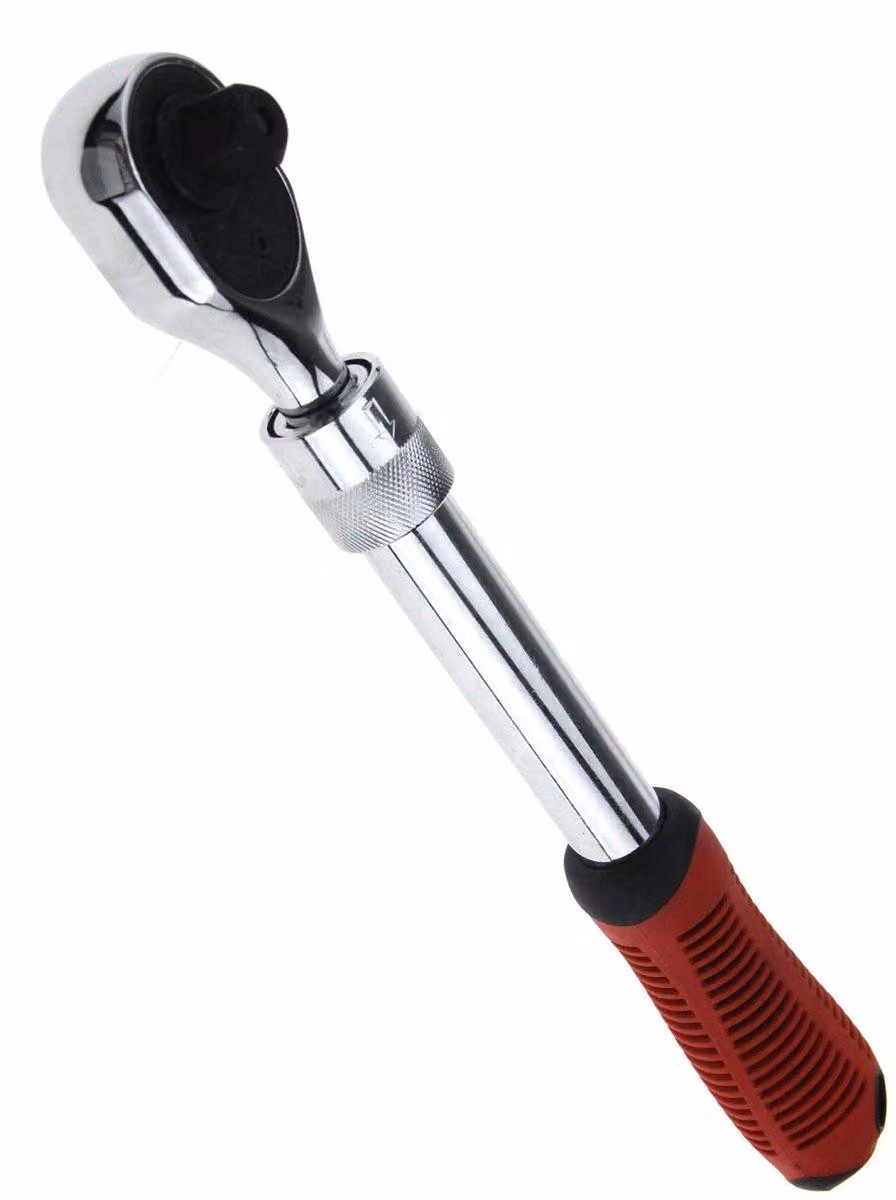 Dailygoods - Maniglia a rastrello a 72 denti - Set di chiavi a bussola - Telescopico