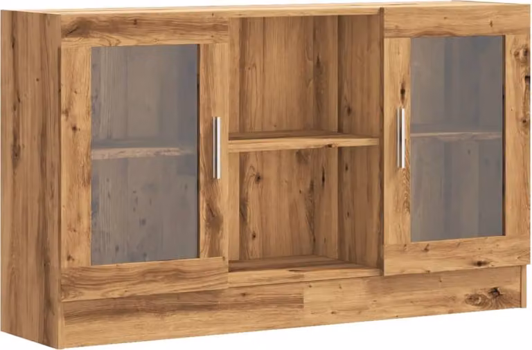 Credenza Rovere Artigianale 120x30,5x70 cm in Truciolato
