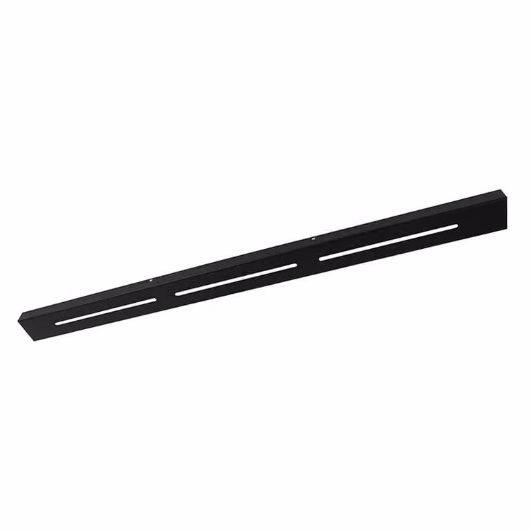 QAZQA - Piastra da soffitto moderna nera 120 cm per 2, 3 o 5 lampade a sospensione I Lampada a sospensione I Lampade a sospensione - Acciaio allungato - Adatto ai LED