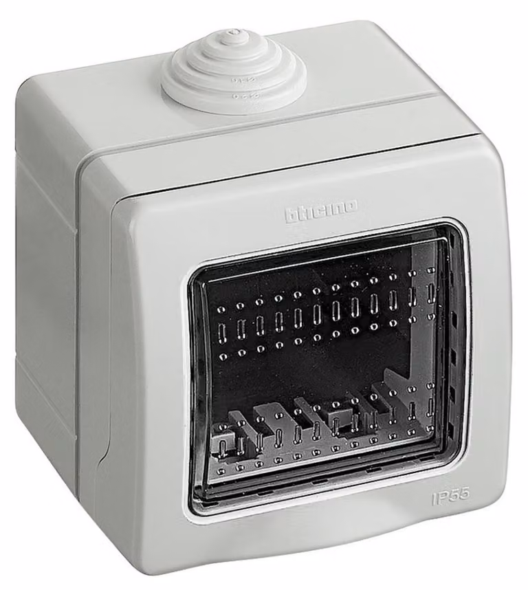 Custodia Protettiva Bticino 25502 IP55 Per 2 Moduli Matix