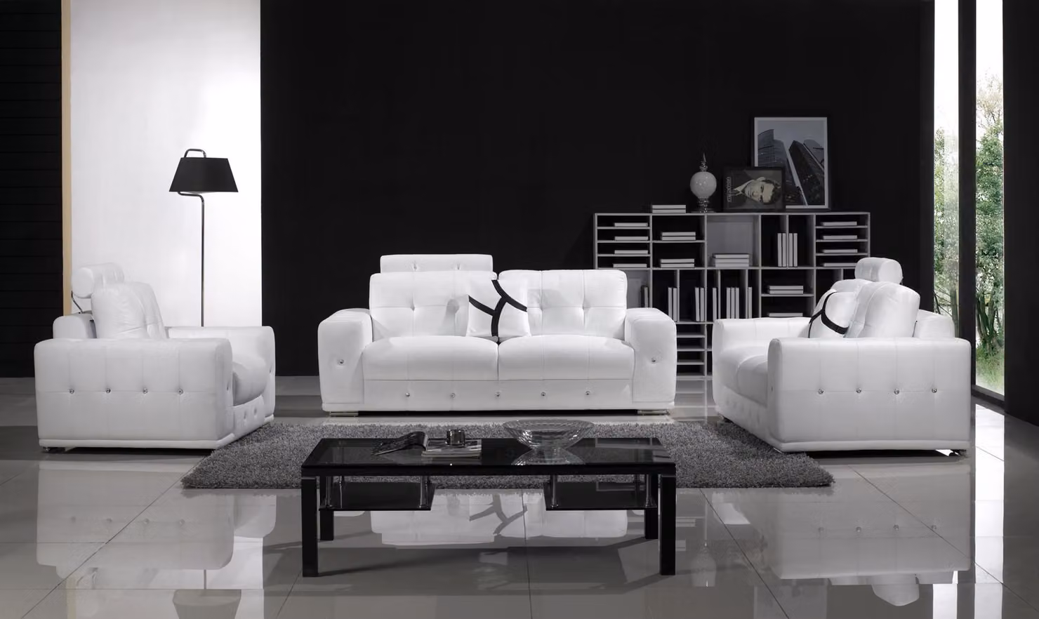 Ledersofa Couchen Sofagarnitur Sofa Sitzer Set Sofas Polster Couch 3tlg Sessel