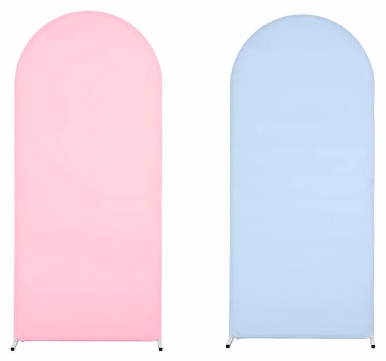 Sfondo, resistente alle pieghe, versatile per eventi, bicolore, 150x65 cm