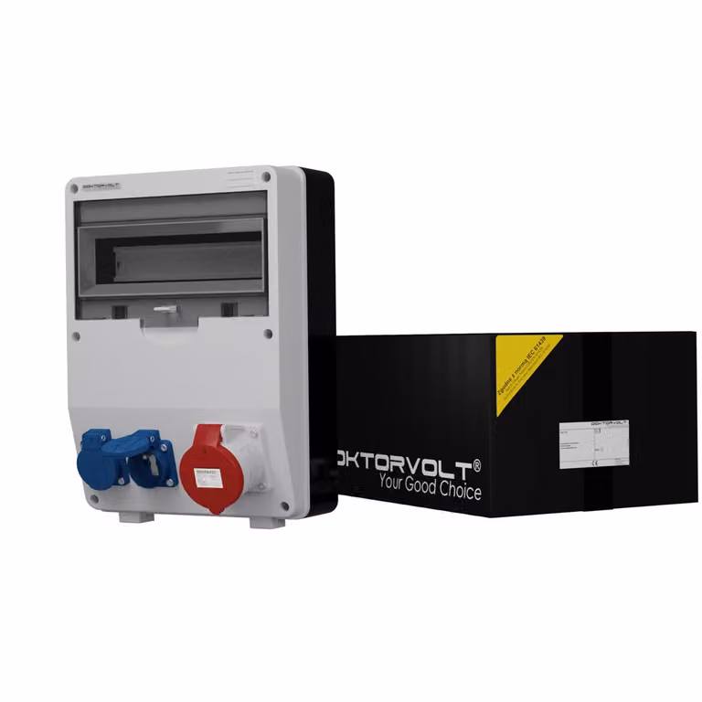 Distributore di potenza TD 1x32A 2x230V franz/belg Sistema Doktorvolt 6909