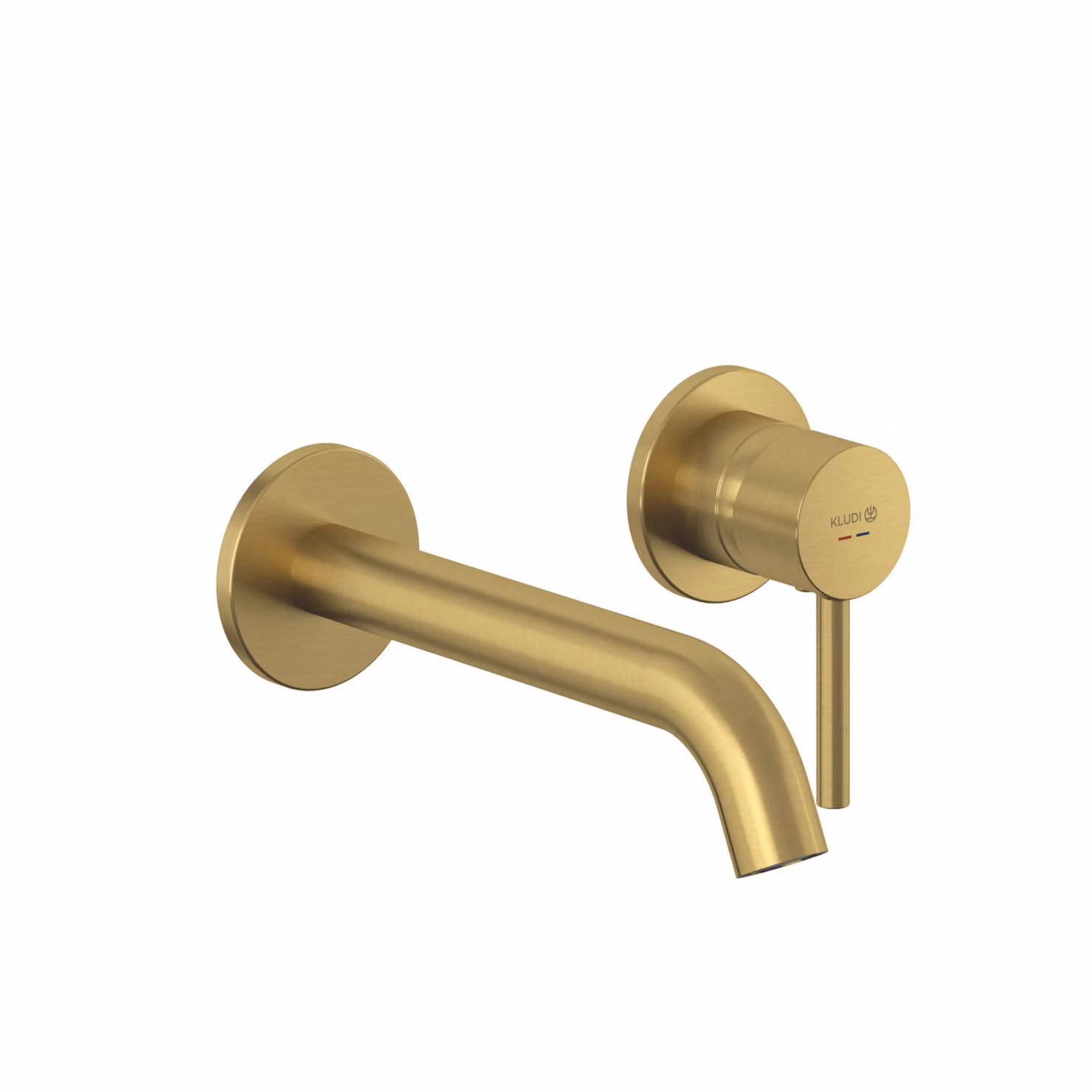 KLUDI BOZZ Mitigeur monocommandé mural encastré pour lavabo à deux trous, saillie 230mm, 38245N076, 38245N076