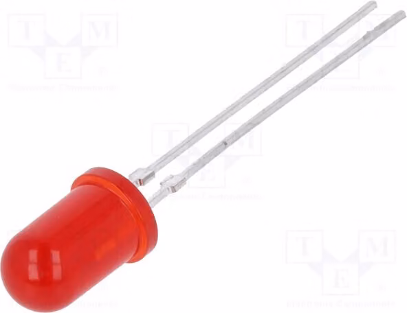2 LED, 10mA, 1,6÷10 mcd, rosso, angolo di emissione 30°, 5mm, 2÷3V, TLHR5400-AS12Z, diodi LED a montaggio superficiale (SMD), 5mm