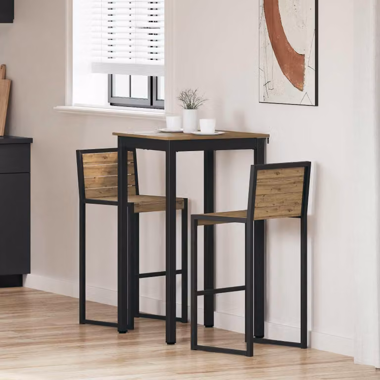 Maison Exclusive - Tavolino in legno composito, forma quadrata
