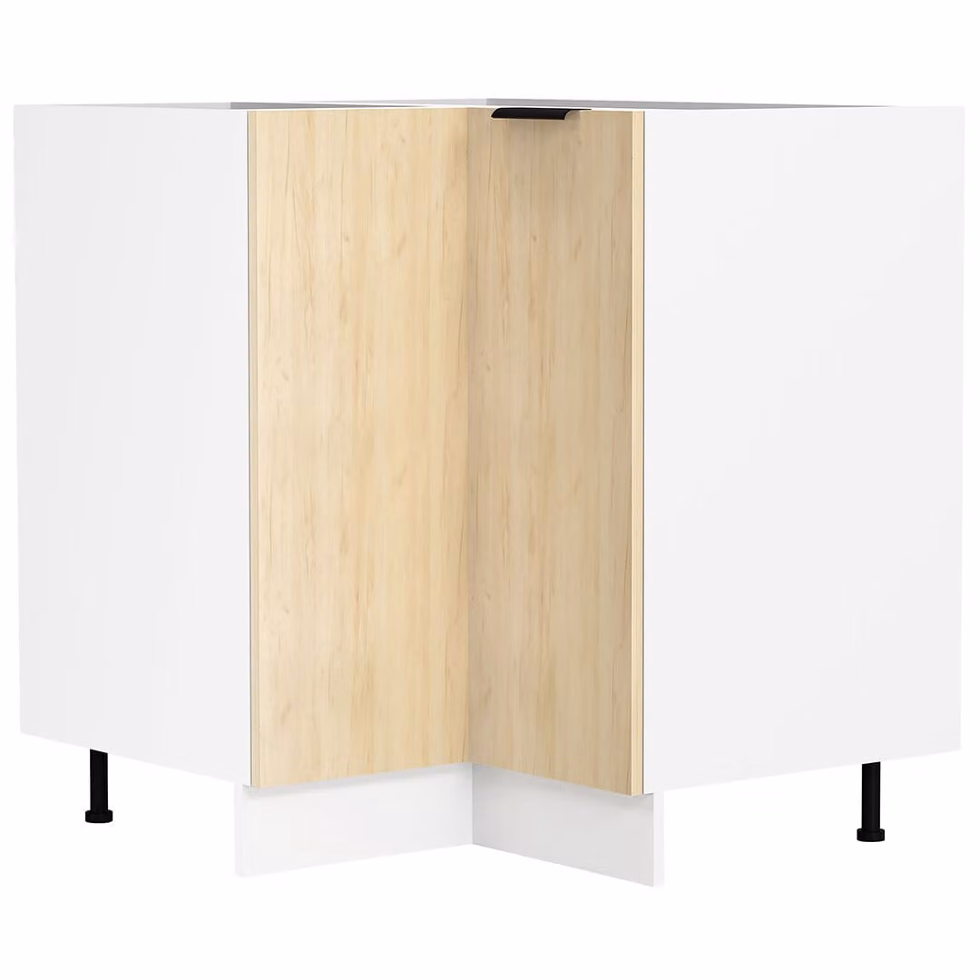 Armadio angolare | Dimensioni ca. H. 82 x W. 76 x D. 76 cm | Armadio da cucina | Armadio inferiore | Mobili da cucina - Fasola