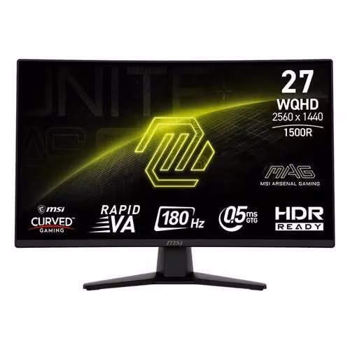 Monitor Gaming MSI MAG 274CQF Curvo 27 pollici QHD 180Hz Nero – 2