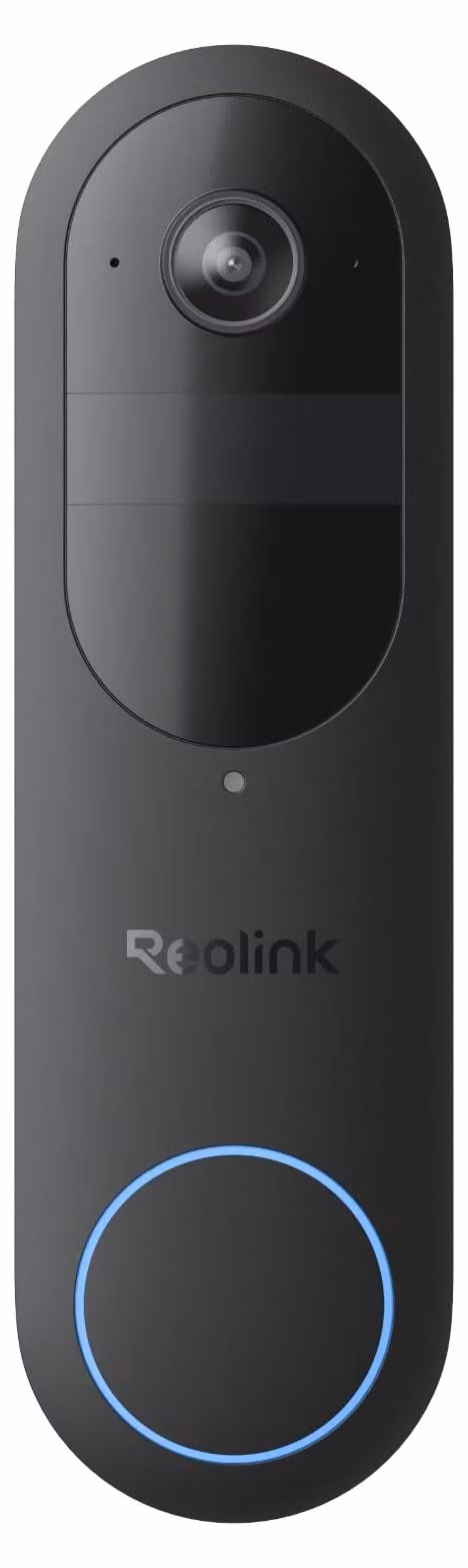Citofono wireless Reolink con telecamera (2ª generazione), risoluzione 2K 4MP, visuale frontale completa