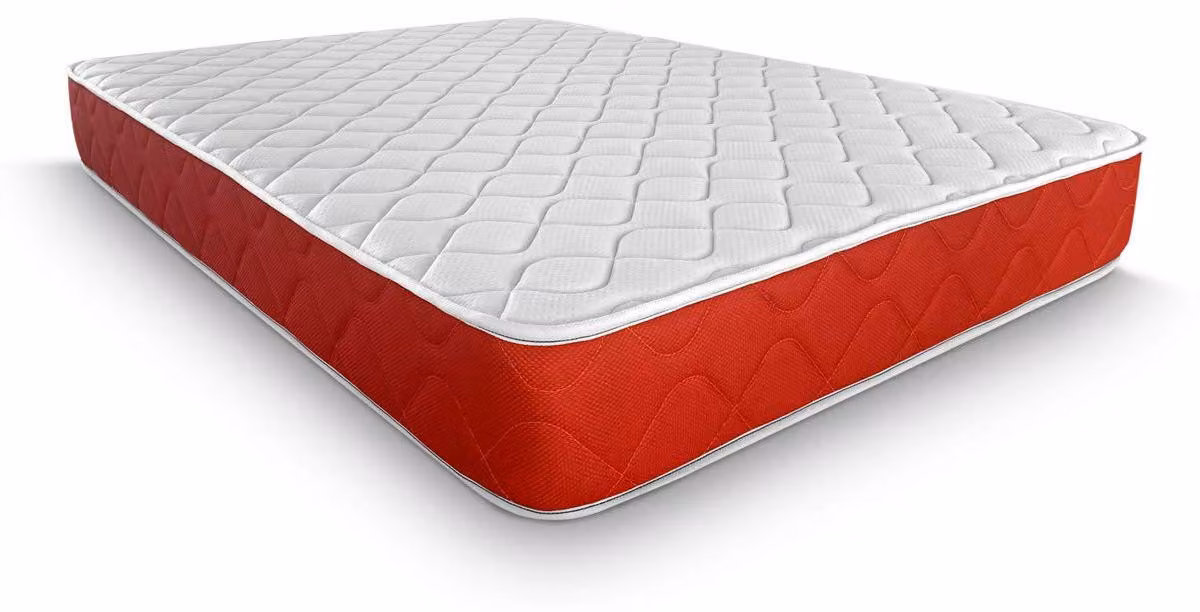 Materassi in memory foam, 90x190 cm, reversibili, a supporto rigido, altezza 23 cm, colore bianco