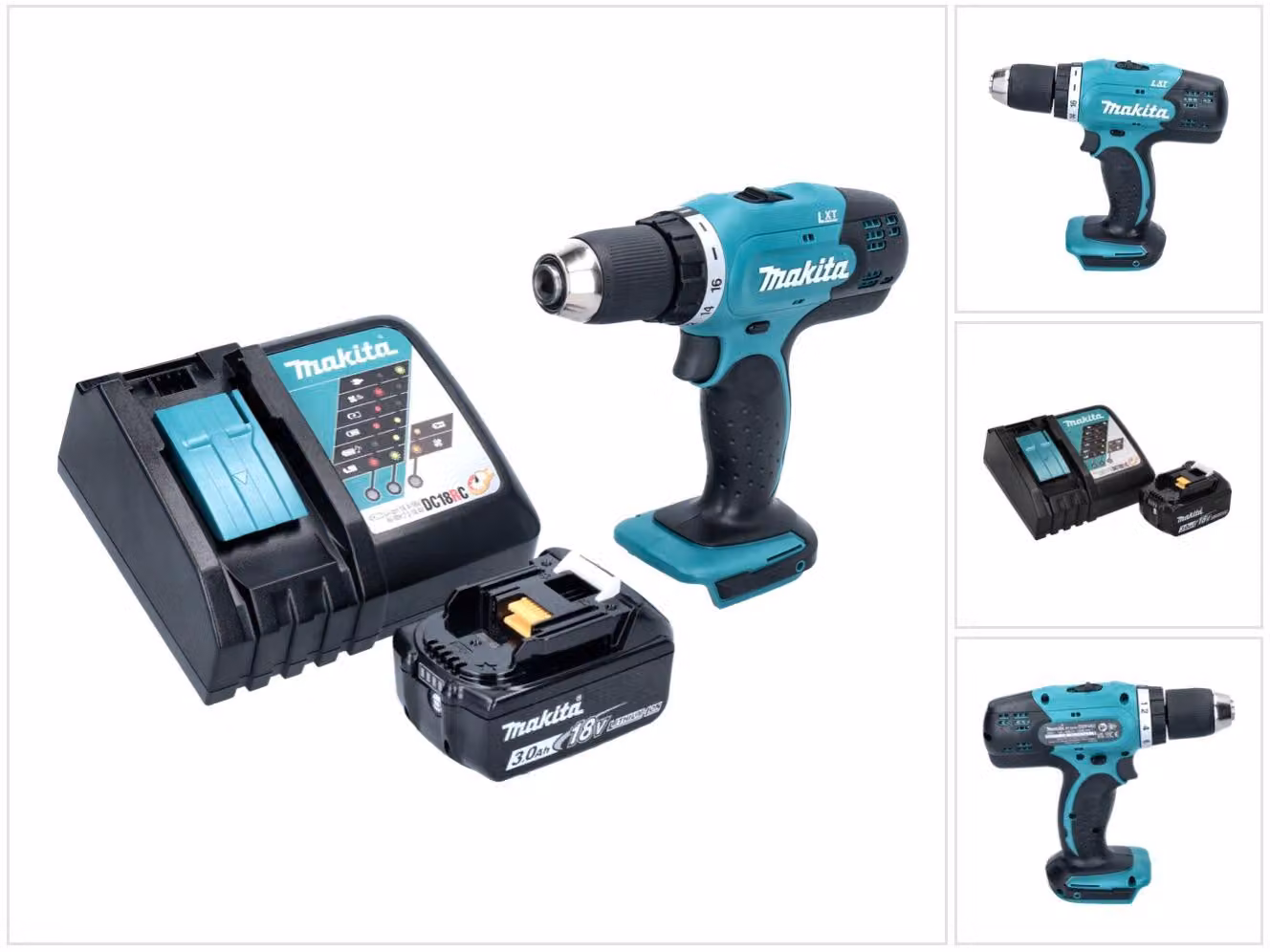 Trapano a batteria Makita DDF 453 RF1 18 V 42 Nm + 1x batteria 3,0 Ah + caricabatterie