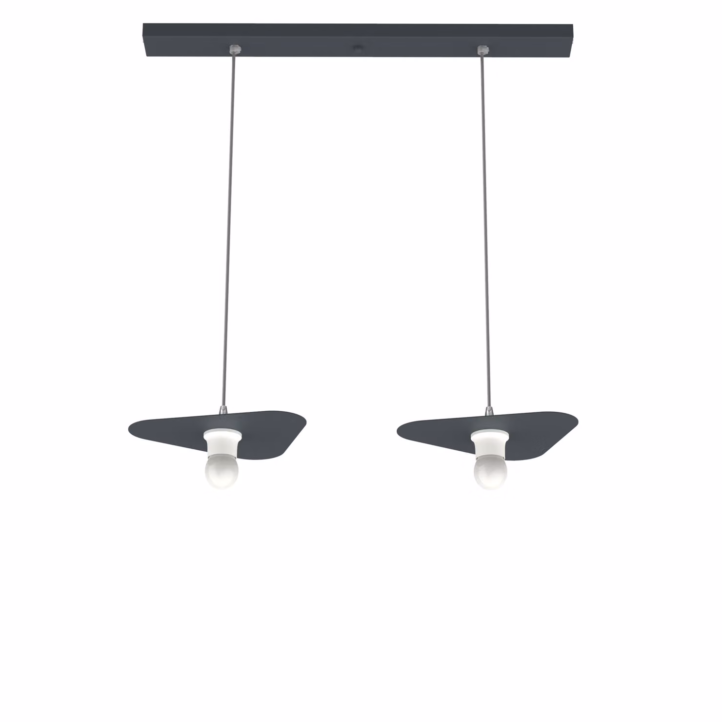 Lampada A Sospensione Cloud Lineare A 2 Luci, Monocolore Opaca