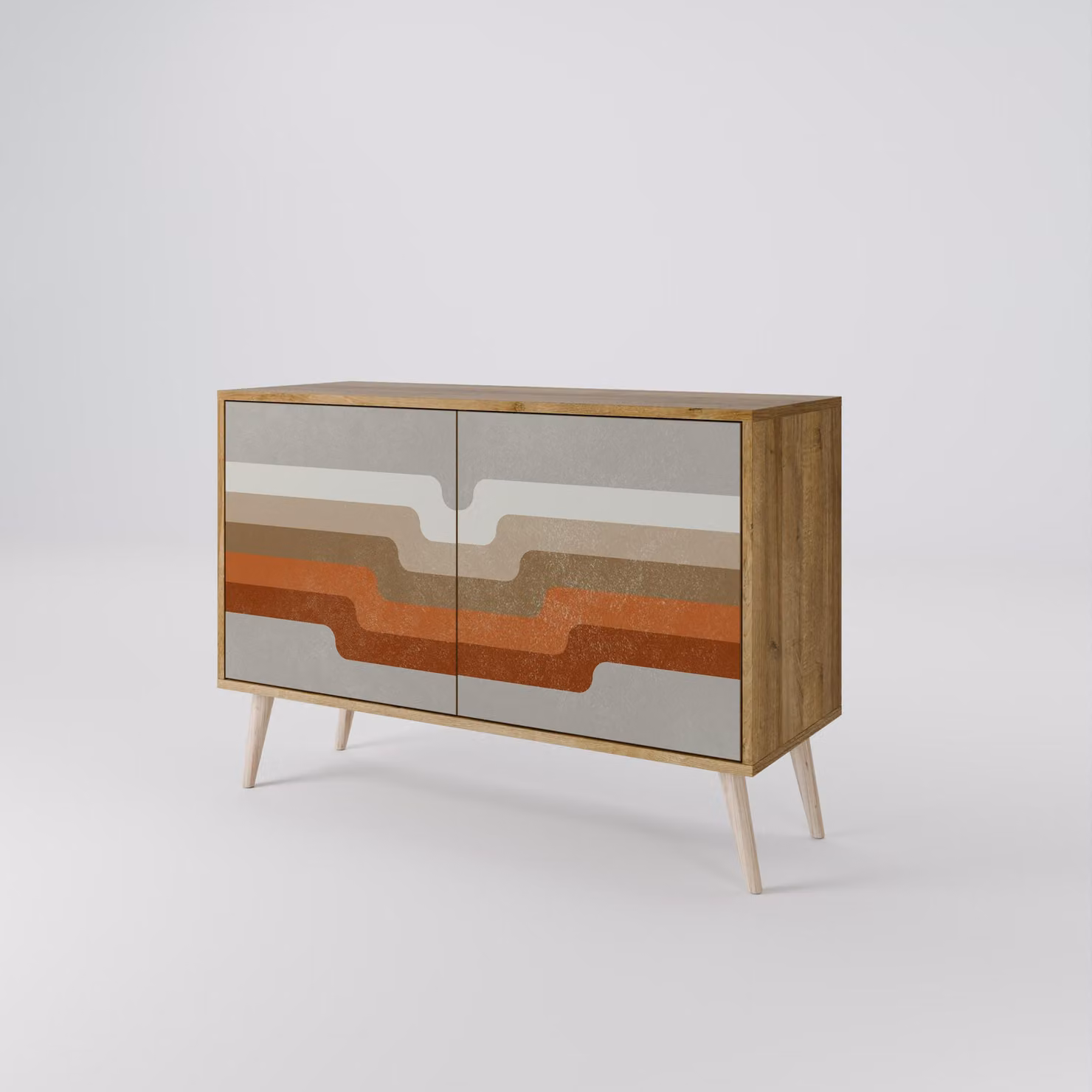 Cassettiera Spacerebels a 2 ante - credenza cassettiera - credenza alta - mobile guardaroba - soggiorno camera da letto - 57,5×111×42 (HxLxP)