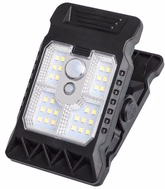 Lampade LED solari con sensore di movimento per uso esterno, ideali per campeggio, giardino, impermeabili, con tecnologia COB, portatili, adatte per terrazza, sicurezza, scale, ingressi, recinzioni da giardino