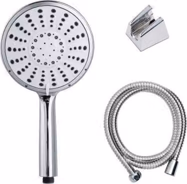 Soffione doccia con tubo flessibile, 5 funzioni