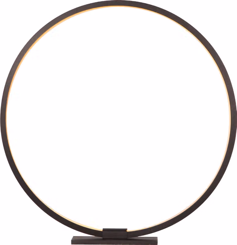 Lampada da tavolo LED LOOP 12,5W, 3000-3300K, nero, Ø: 32 H: 32,5 cm, dimmerabile, interruttore a sfioramento