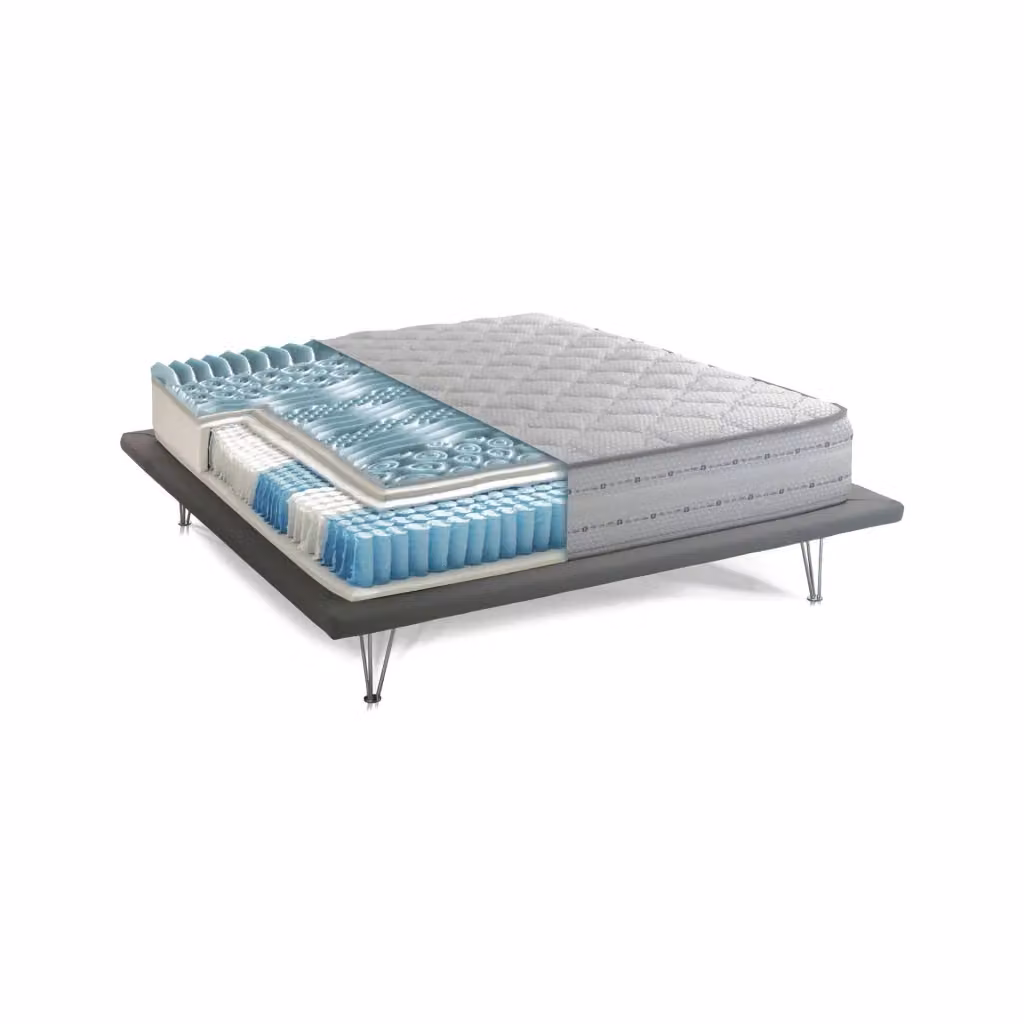 Materasso matrimoniale Aba Talamo Italia in Memory Foam e molle insacchettate, bianco, L/P/H: 160 x 200 x 26 cm – 2