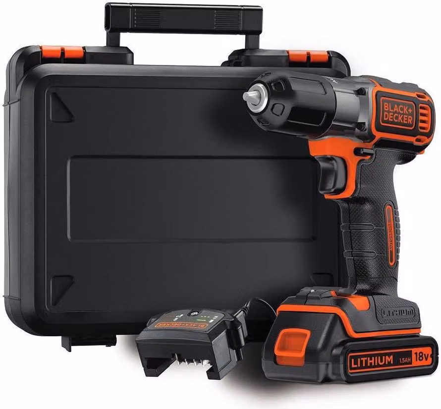 Trapano Avvitatore Autosense Batteria Litio 18V (Asd184K-Qw) - 1 batteria al litio da 1,5 Ah