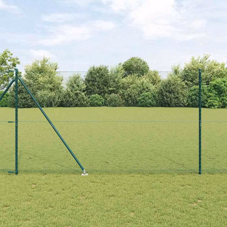 Maison Exclusive - Palo della recinzione Verde 25 x 1,6 m (maglia da 13 mm)