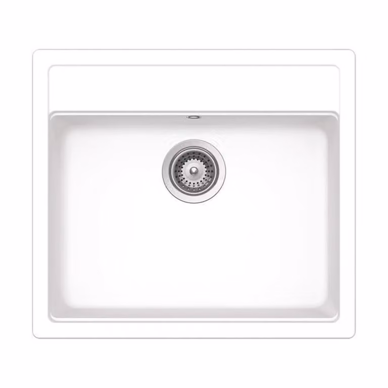 Schock Cristadur Mono N-100 U Linea Verde Giorno Lavello sottopiano con funzionamento eccentrico