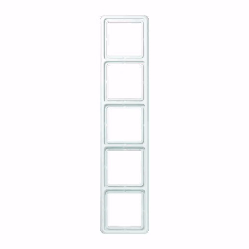 Jung CD 585 WW Telaio di copertura a 5 canali bianco alpino CD 500