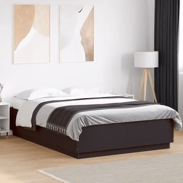 Giroletto moderno vidaXL in legno nero L/P/H: 150 x 200 x 40 cm – 1