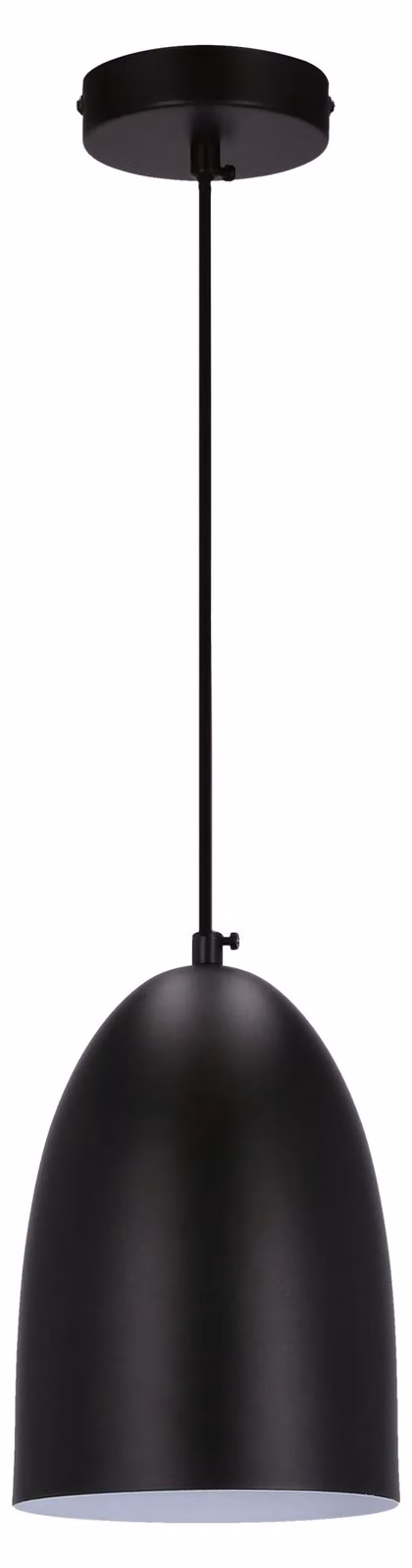 Apparecchio a sospensione in metallo ICARO - 1xE27, 40W, nero