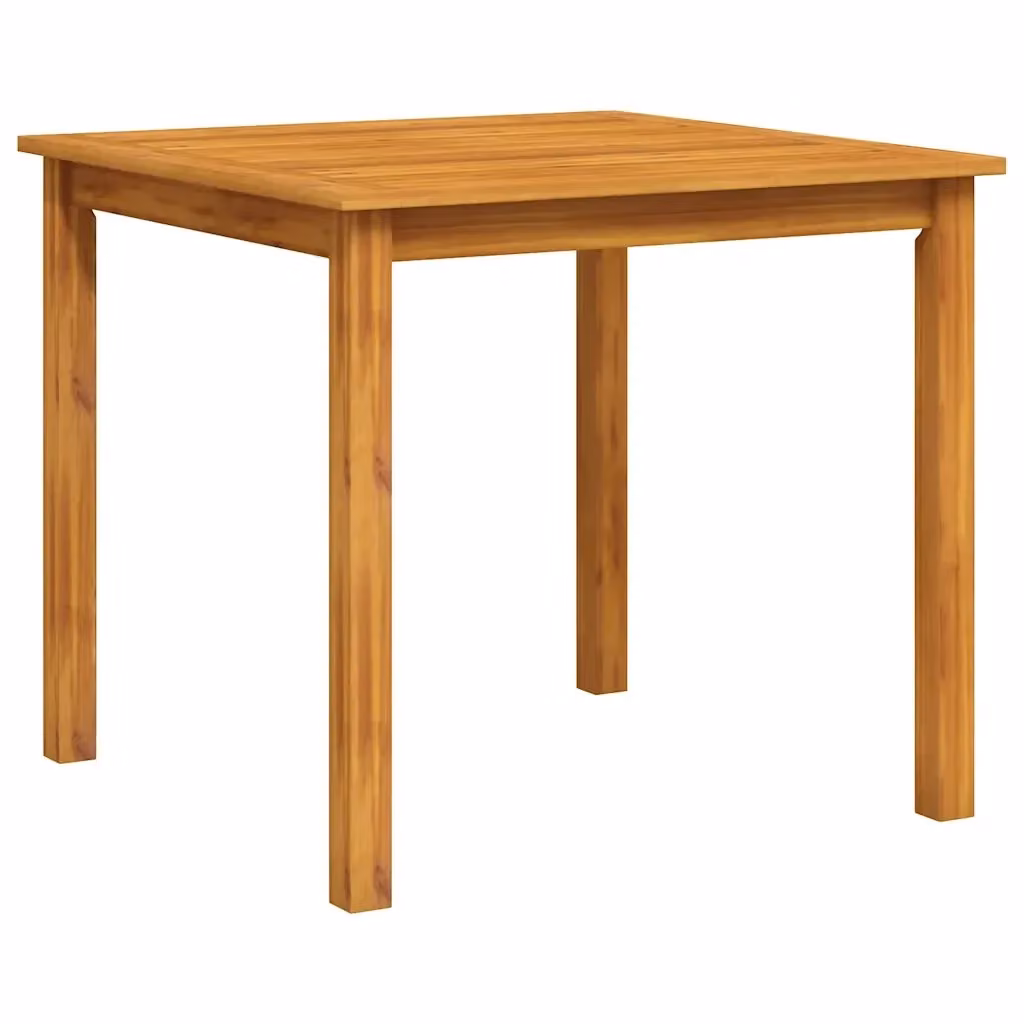 Tavolo da giardino quadrato vidaXL in legno di acacia oliato marrone L 85 cm x P 85 cm x H 74 cm – 2