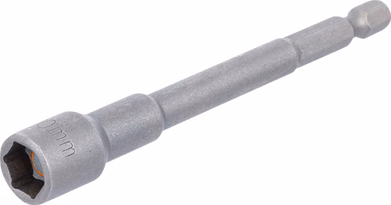 BGS Chiave a bussola esagonale extra lunga per trapani Esagono esterno 6,3 mm (1/4") SW 10 mm - 2766