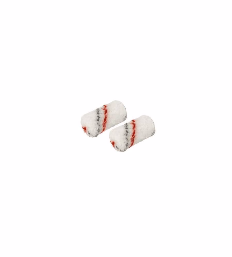 Nespoli 2 Ricambi Minirullo Teflon 6 cm per Superfici Lisce Fai da Te