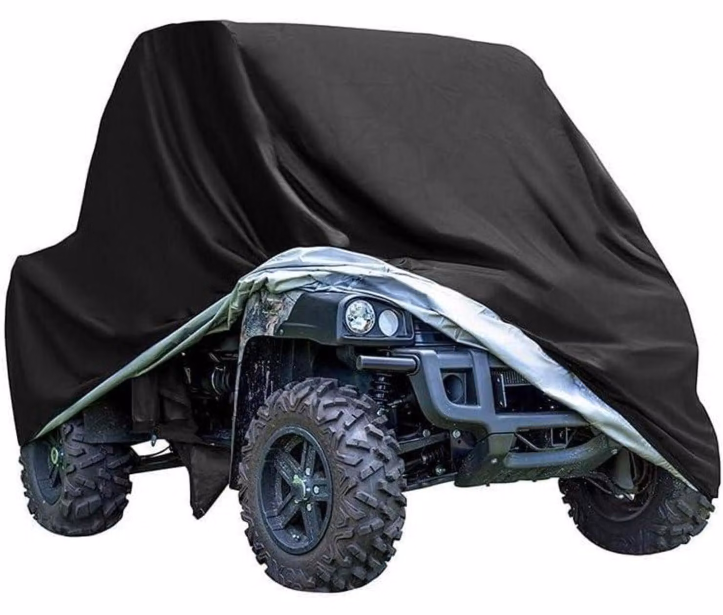 Telo protettivo per quad, modello XL, in tessuto Oxford 210D, impermeabile, antipolvere, con protezione UV, colore nero, dimensioni 210x120x115 cm