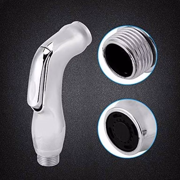 Spruzzatore bidet portatile da usare con una mano, ideale per l'igiene personale, con soffione in plastica ABS, perfetto per l'uso in bagno e per la pulizia