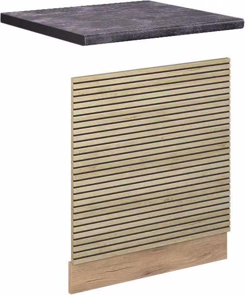 Pannello frontale Vicco Fame-Line in quercia/rovere dorato e antracite, L: 45 cm – 1