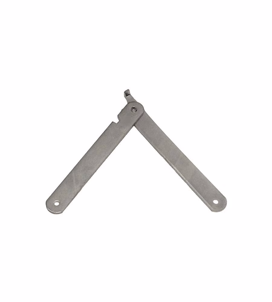 Aste snodate per cavalletti destra + sinistra ferro zincato 250 mm